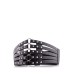 حزام السرج نسائي تصميم فريد مخرّم مزيّن بخرز معدنية ستايل شبابي