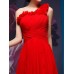   فستان العروس ماكسي بلون أحمر