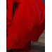   فستان العروس ماكسي بلون أحمر