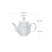 وعاء زجاجي للشاي منقوش بشكل هندسي إبداعي