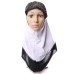 حجاب المرأة ذو تصميم ريتزي الأنيق والجميل والمزين بأحجا الراين المذهلة