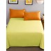 أغطية سرير أربع قطع مريحة برتقالية و صفراء 