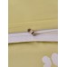 أغطية للسرير 4 قطع مريح لون بيج بطباعة أزهار 