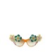 Baroque Style Exaggerate Cat Eye Floral Women's Sunglasses