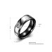Bronze Plated Rhinestone Inlay Ring For Men