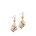 Delicate Handmade Pearl Flower Earrings
