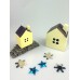 Delicate Mediterranean Style Little House Resin Home Display