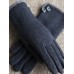Elegant Plaid Patchwork Bow Soft Winter Gloves