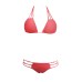 Halterneck Sexy Solid Bikinis Set With Chest Pad