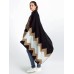 Simple Design Ritzy Rhombic Pattern Cape Warm All Match Thicken Women's Scarf