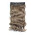 Solid Light Brown Curly Woman Hair Extensions