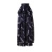 Vintage Ruffle Patch Print Skirt For Women