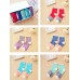 Women's 5 Pairs Gift Box Color Block Patchwork Causal Socks