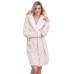 Women's Nightgown Hooded Solid Snow Pattern Nordic Style