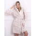 Women's Nightgown Hooded Solid Snow Pattern Nordic Style