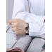 ساعة اليد النسائية دوم ذات اللون الفضي والتصميم الجميل المقاوم للماء
