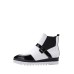 Pointed Toe Buckle Sleek Patchwork Boots For Women