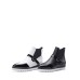 Pointed Toe Buckle Sleek Patchwork Boots For Women