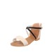 Simple Design Cross Over Fashion Flat Sandals