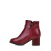 Solid Chunky Heel Buckle Women’s Short Boots