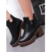 Stylish Casual Sterling Shoes Solid Sweet Thick Heel Women's Ankle Boots