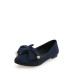 Suede Great Bow Low Cut Sweet Flats