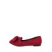 Suede Great Bow Low Cut Sweet Flats