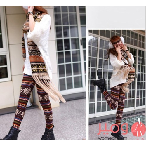 بنطال ضيق بألوان رائعة جميل