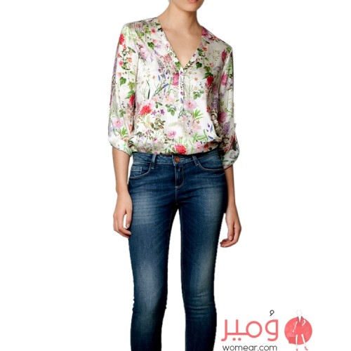 توب قصير أكمام طويلة