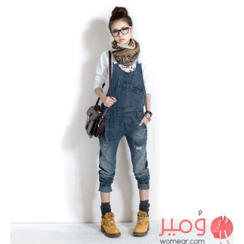 أفرول دنيم طويل غاية في الأناقة والجمال