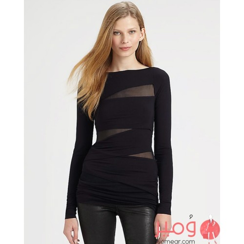 تيشرت مثيرأكمام طويلة يجعلك أكثر أناقة 