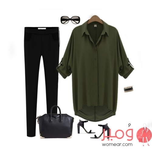 بلوزة رائعة من الشيفون 