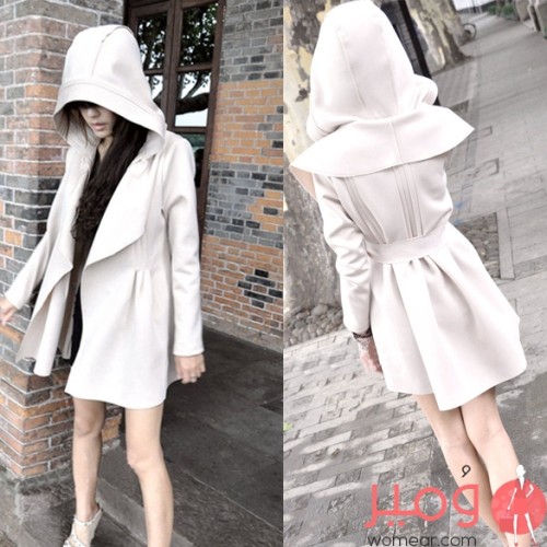 جاكيت جميل بغطاء رأس