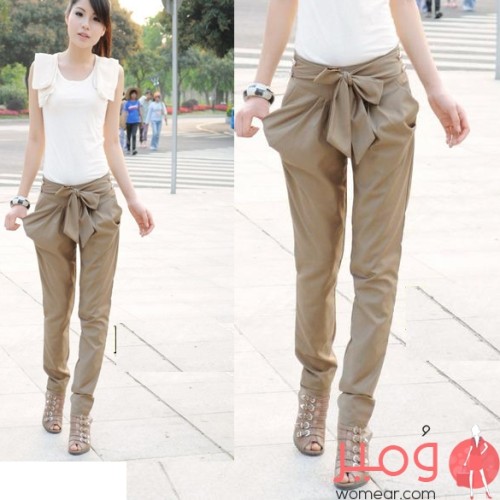 بنطال طويل أنيق وجذاب 