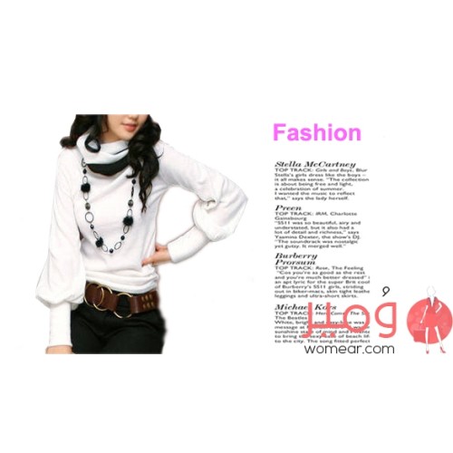 تيشرت أنيق ومثير أكمام طويلة يجعلكى أكثر أناقة وشياكة 