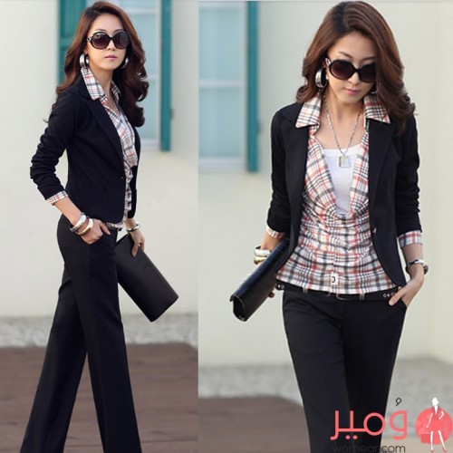 جاكيت أنيق جذاب بأكمام طويلة 