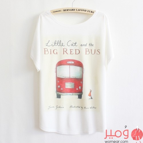 قميص كاجوال مزين برسومات