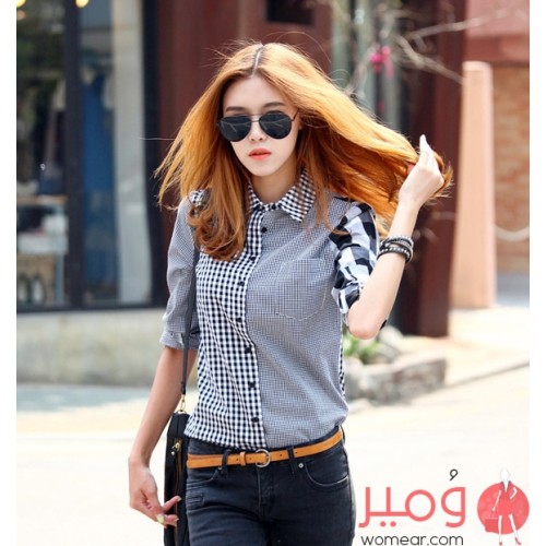 بلوزة جميلة بأزرار