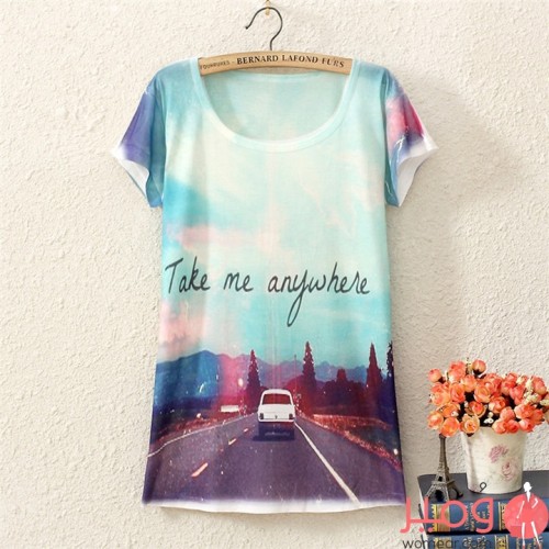 تيشيرت بطباعة رائعة