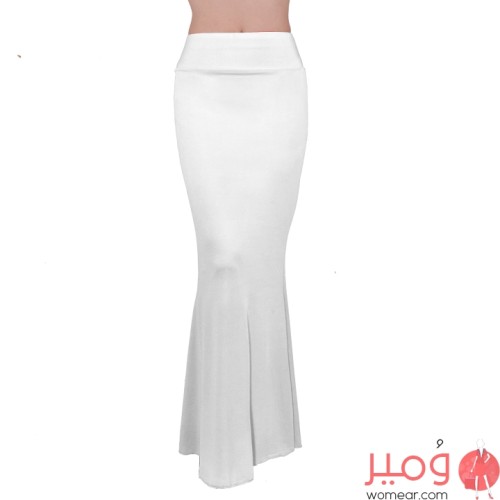 تنورة طويلة أنيقة خصر عالي