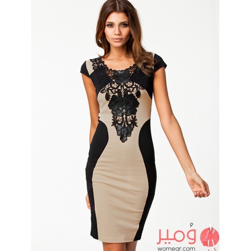 فستان صيفى قصير جذاب أكمام قصيرة يزيد من جمالك ومظهرك فى الحفلات 