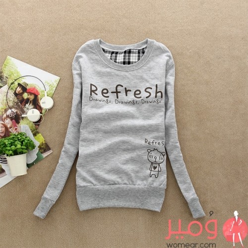 هودي قطني بطباعة رسومات كارتونية