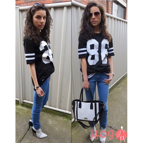 تيشرت نسائى أنيق ومثير أكمام قصيرة يجعلكى أكثر جاذبية وأناقة 