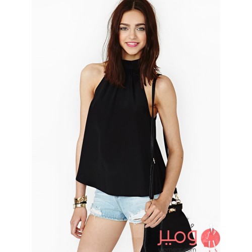 تيشرت نسائى  صيفى جذاب ومثير أكمام عارية 