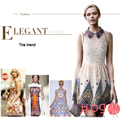 فستان  قصير أنيق وجذاب أكمام عارية جميل 