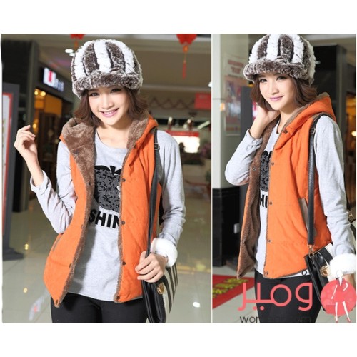 جاكيت جذاب ومثير بلا أكمام 