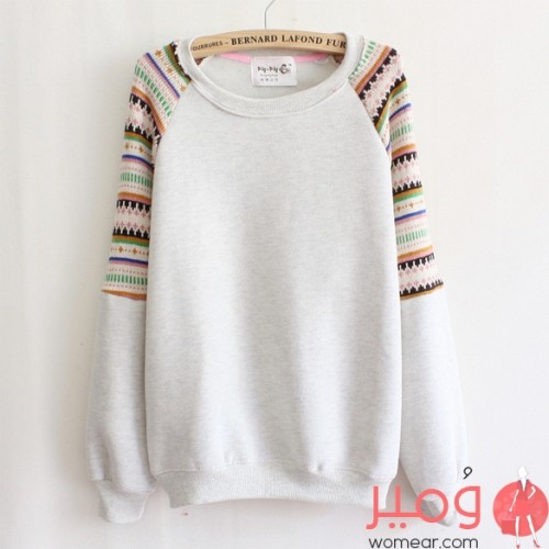 بلوزة أكمام طويلة تصميم جذاب 