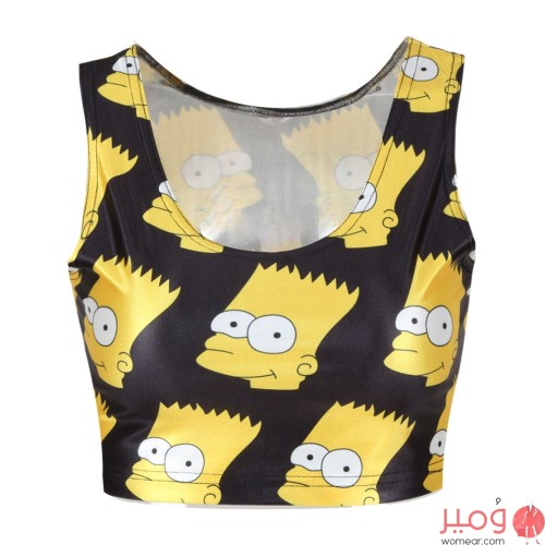 بلوزة قصيرة تصميم مثير ورائع