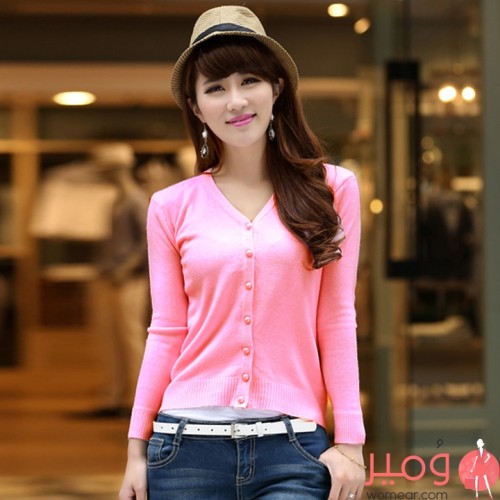 جاكيت أنيق ومثير بأزرار 