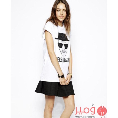 بلوزة صيفية أنيقة ومثيرة أكمام قصيرة تعطى لكى مظهر أكثر جاذبية 